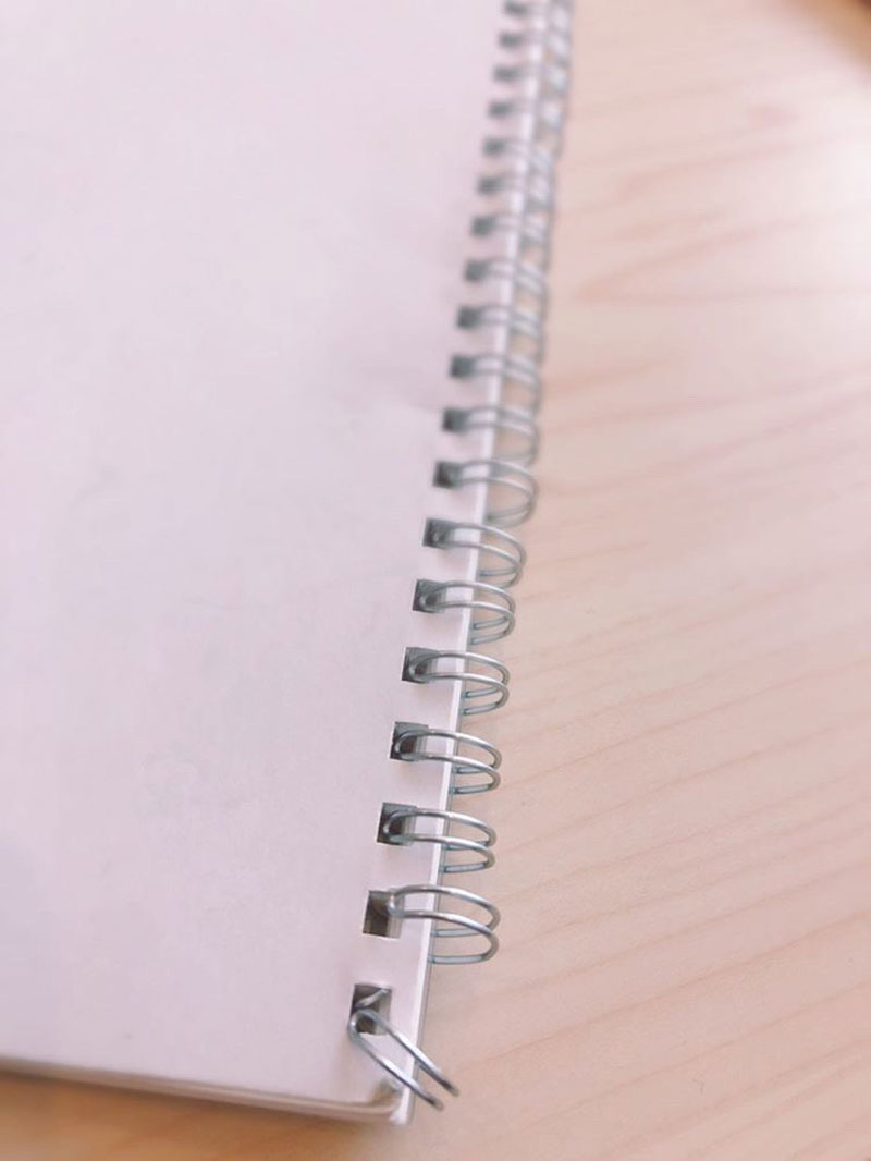 使用してリング部分が曲がってしまったリングノート