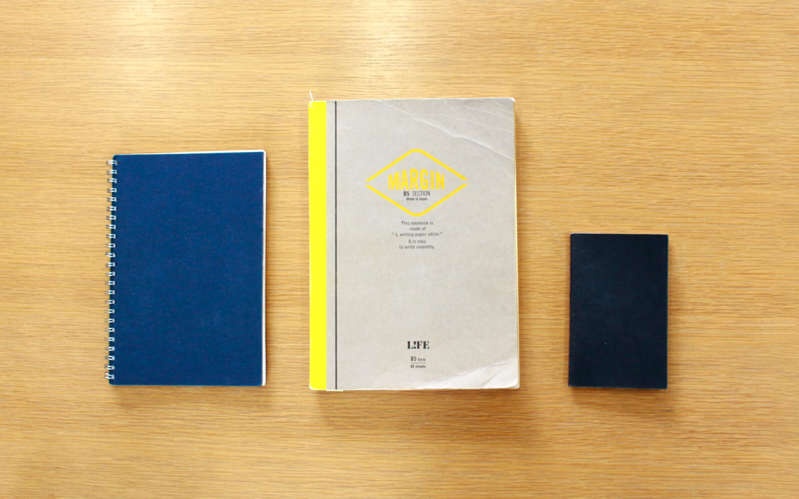 用途別に分けた複数冊のノートは検索性が悪い