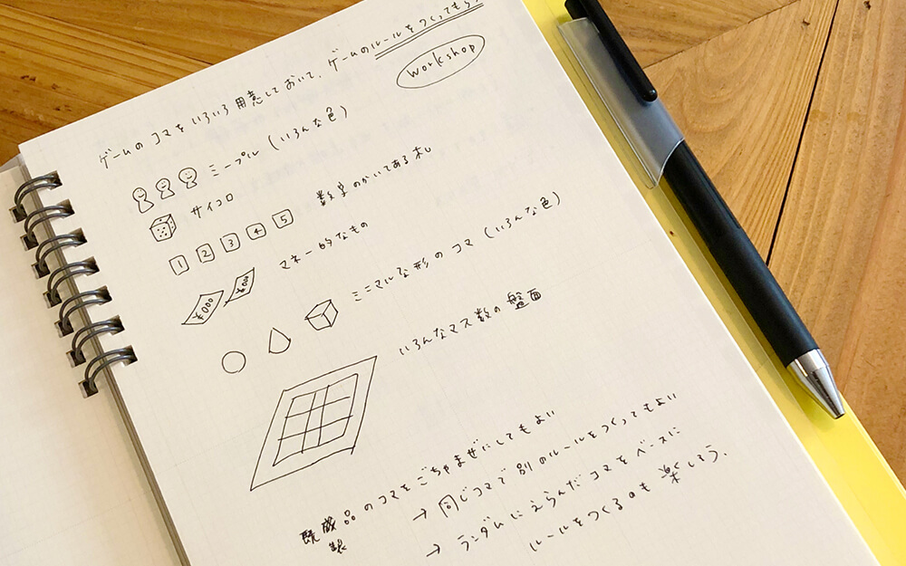 サニーノートのおすすめポイントは方眼のマス目、ちぎりやすいリングタイプ