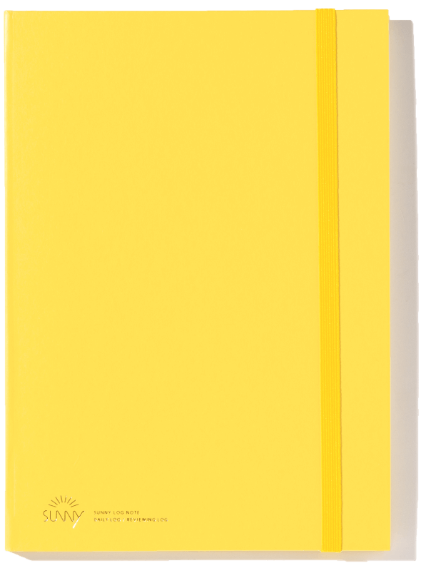 整理して書き出すこと、週や月で振り返ることができるログノート