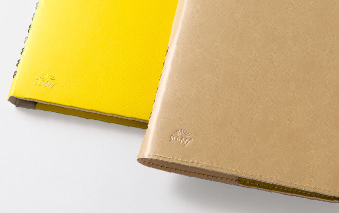 こだわりの表紙素材