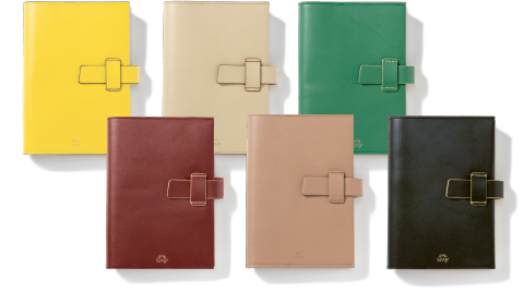 マンスリー手帳 レザーフラップカバー